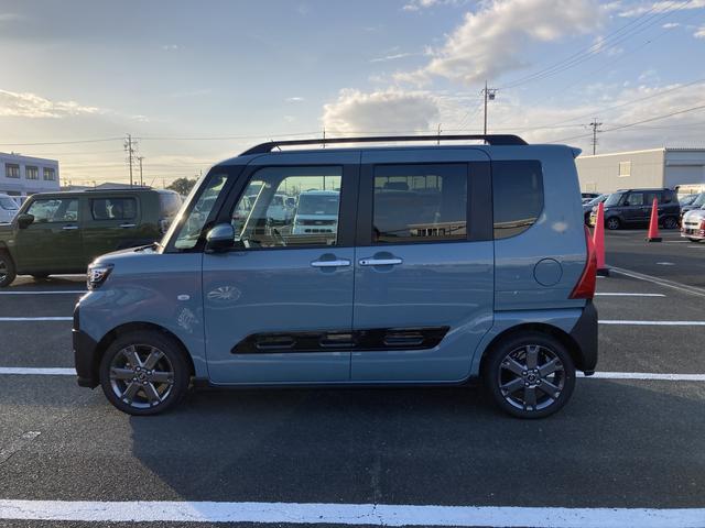 タントファンクロスターボ ナビ付ナビ 15インチアルミホイール 大型エアロバンパー フルLEDヘッドランプ オート格納式カラードドアミラー 革巻ステアリングホイール 両側パワースライドドア(静岡県)の中古車