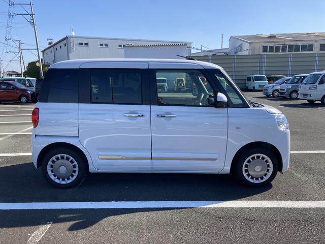 ムーヴキャンバスセオリーＧ　ナビ付ナビ　１４インチフルホイールキャップ　ＬＥＤヘッドランプ　ＬＥＤフォグランプ　ホっとカップホルダー　両側パワースライドドア　キーフリーシステム　プッシュボタンスタート　ＵＶカットガラス（静岡県）の中古車