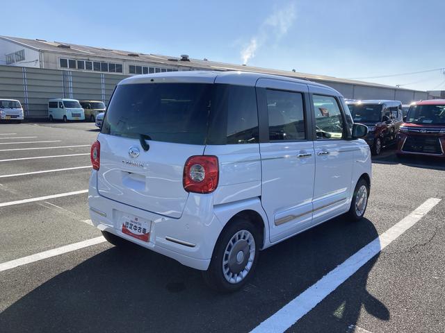 ムーヴキャンバスセオリーＧ　ナビ付ナビ　１４インチフルホイールキャップ　ＬＥＤヘッドランプ　ＬＥＤフォグランプ　ホっとカップホルダー　両側パワースライドドア　キーフリーシステム　プッシュボタンスタート　ＵＶカットガラス（静岡県）の中古車