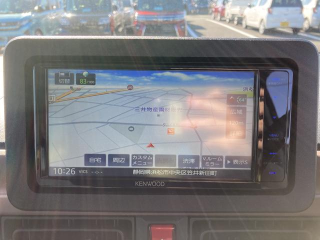 ムーヴキャンバスセオリーＧ　ナビ付ナビ　１４インチフルホイールキャップ　ＬＥＤヘッドランプ　ＬＥＤフォグランプ　ホっとカップホルダー　両側パワースライドドア　キーフリーシステム　プッシュボタンスタート　ＵＶカットガラス（静岡県）の中古車