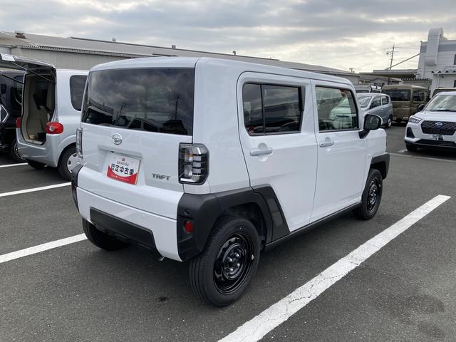 タフトＸ　ナビ付ナビ　１５インチスチールホイール（ブラック塗装）　マニュアルレベリング機能付フルＬＥＤヘッドランプ　マルチインフォメーションディスプレイ（静岡県）の中古車