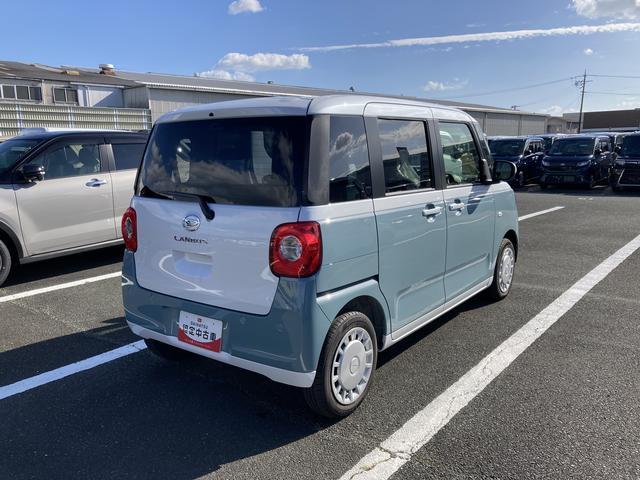 ムーヴキャンバスストライプスＸ　ナビ付ナビ付　１４インチフルホイールキャップ　キーフリーシステム　プッシュボタンスタート　ＵＶカットガラス　両側パワースライドドア　ハロゲンヘッドライト　ラゲージアンダーボックス（静岡県）の中古車