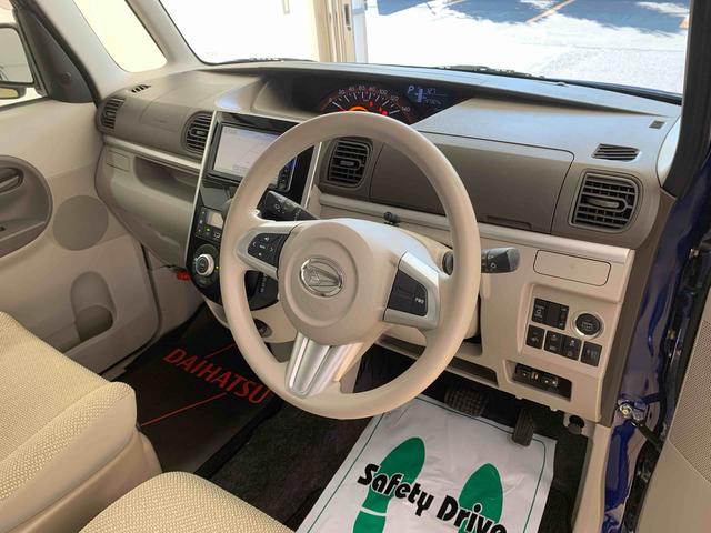 タントウェルカムシート　Ｘ　ＳＡIII　ナビ　４ＷＤ　保証付きまごころ保証１年付き　記録簿　取扱説明書　　衝突被害軽減システム　スマートキー　オートマチックハイビーム　ＥＴＣ　レーンアシスト　エアバッグ　エアコン　パワーステアリング　パワーウィンドウ（静岡県）の中古車
