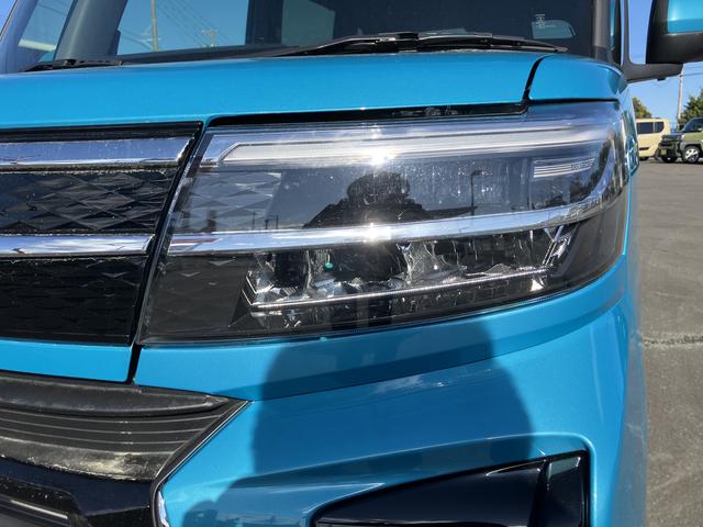 タントカスタムＲＳ１５インチアルミホイール　大型エアロバンパー　フルＬＥＤヘッドランプ　オート格納式カラードドアミラー　本革巻ステアリングホイール（静岡県）の中古車