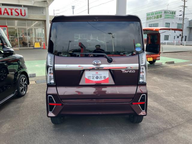 タントカスタムＸセレクション１４インチアルミホイール　大型エアロバンパー　フルＬＥＤヘッドランプ　オート格納式カラードドアミラー　両側パワースライドドア　キーフリーシステム　プッシュボタンスタート（静岡県）の中古車