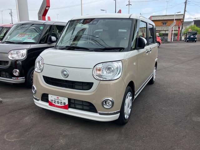 ムーヴキャンバスＧメイクアップＶＳ　ＳＡIII１４インチフルホイールキャップ　ＬＥＤヘッドランプ　キーフリーシステム　両側パワースライドドア　オートエアコン（プッシュ式）　オートライト　置きラクボックス（静岡県）の中古車