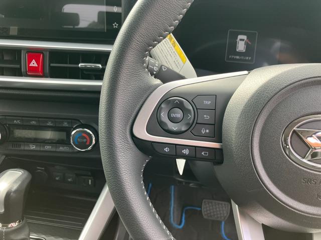ロッキープレミアムＧ　ＨＥＶアルミホイール　ＵＶＩＲカット遮音ガラス　フルＬＥＤヘッドランプ　革巻きステアリングホイール　本革シフトノブ　オートエアコン（プッシュ式）　キーフリーシステム（静岡県）の中古車