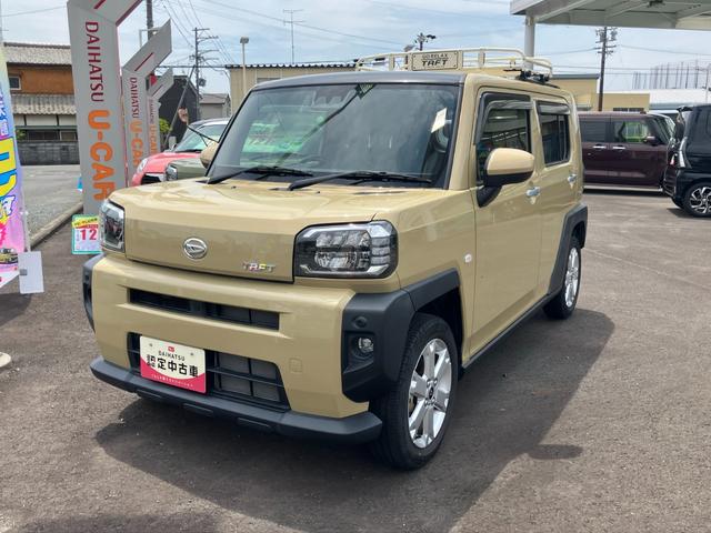 タフトＧ１５インチアルミホイール　オートレベリング機能付フルＬＥＤヘッドランプ　ＬＥＤフォグランプ　本革巻ステアリングホイール　本革巻インパネセンターシフト　ＴＦＴカラーマルチインフォメーションディスプレイ（静岡県）の中古車