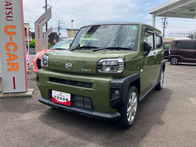 タフトＧ１５インチアルミホイール　オートレベリング機能付フルＬＥＤヘッドランプ　ＬＥＤフォグランプ　本革巻ステアリングホイール　本革巻インパネセンターシフト　ＴＦＴカラーマルチインフォメーションディスプレイ（静岡県）の中古車