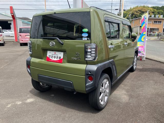 タフトＧ１５インチアルミホイール　オートレベリング機能付フルＬＥＤヘッドランプ　ＬＥＤフォグランプ　本革巻ステアリングホイール　本革巻インパネセンターシフト　ＴＦＴカラーマルチインフォメーションディスプレイ（静岡県）の中古車