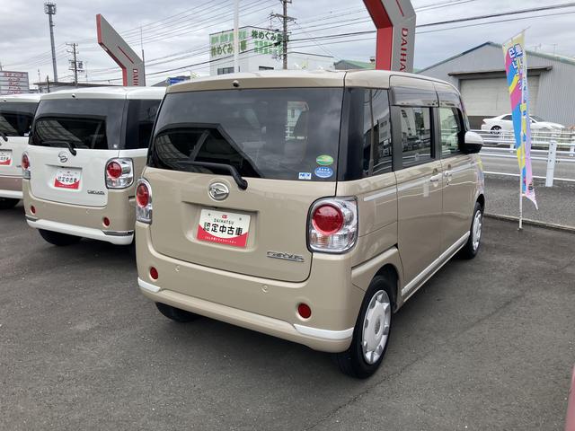 ムーヴキャンバスＧホワイトアクセントＶＳ　ＳＡIII１４インチフルホイールキャップ　ＬＥＤヘッドランプ　キーフリーシステム　両側パワースライドドア　オートエアコン（プッシュ式）　オートライト　置きラクボックス（静岡県）の中古車