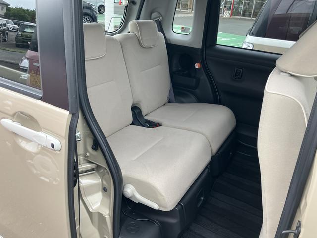 ムーヴキャンバスＧホワイトアクセントＶＳ　ＳＡIII１４インチフルホイールキャップ　ＬＥＤヘッドランプ　キーフリーシステム　両側パワースライドドア　オートエアコン（プッシュ式）　オートライト　置きラクボックス（静岡県）の中古車