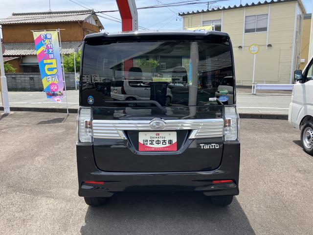 タントカスタムＲＳ　トップエディションＳＡII１５インチアルミホイール　大型エアロバンパー　ＬＥＤヘッドランプ　オート格納式カラードドアミラー　本革巻ステアリングホイール　両側パワースライドドア（静岡県）の中古車
