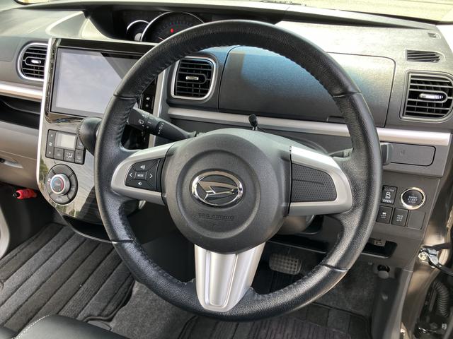タントカスタムＲＳ　トップエディションＳＡII１５インチアルミホイール　大型エアロバンパー　ＬＥＤヘッドランプ　オート格納式カラードドアミラー　本革巻ステアリングホイール　両側パワースライドドア（静岡県）の中古車