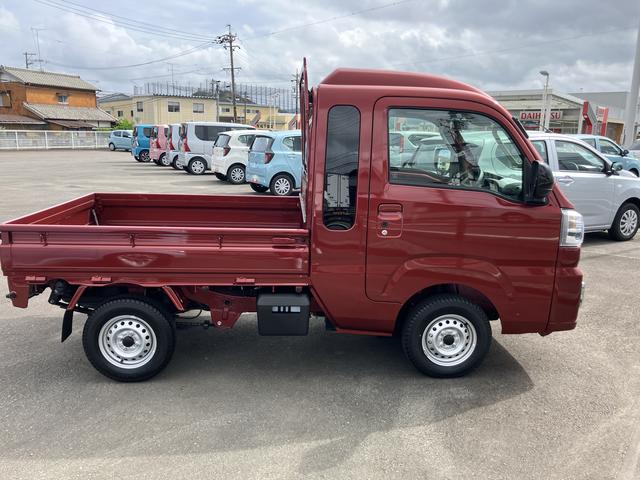 ハイゼットトラックジャンボエクストラＬＥＤヘッドランプ　シートスライド＆リクライニング機構　荷台ステップ　オーバーヘッドシェルフ　マニュアルエアコン　コーナーセンサー（静岡県）の中古車