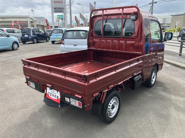 ハイゼットトラックジャンボエクストラＬＥＤヘッドランプ　シートスライド＆リクライニング機構　荷台ステップ　オーバーヘッドシェルフ　マニュアルエアコン　コーナーセンサー（静岡県）の中古車
