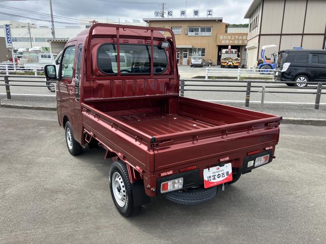 ハイゼットトラックジャンボエクストラＬＥＤヘッドランプ　シートスライド＆リクライニング機構　荷台ステップ　オーバーヘッドシェルフ　マニュアルエアコン　コーナーセンサー（静岡県）の中古車