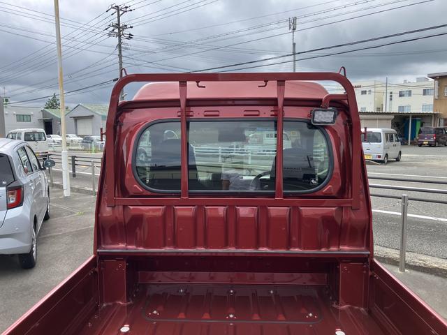 ハイゼットトラックジャンボエクストラＬＥＤヘッドランプ　シートスライド＆リクライニング機構　荷台ステップ　オーバーヘッドシェルフ　マニュアルエアコン　コーナーセンサー（静岡県）の中古車
