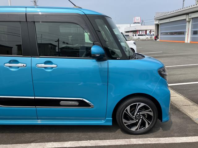タントカスタムＲＳスタイルセレクション１５インチアルミホイール　大型エアロバンパー　フルＬＥＤヘッドランプ　オート格納式カラードドアミラー　革巻ステアリングホイール　両側パワースライドドア													プッシュボタンスタート（静岡県）の中古車