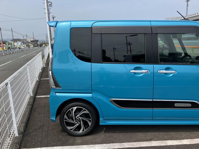 タントカスタムＲＳスタイルセレクション１５インチアルミホイール　大型エアロバンパー　フルＬＥＤヘッドランプ　オート格納式カラードドアミラー　革巻ステアリングホイール　両側パワースライドドア													プッシュボタンスタート（静岡県）の中古車