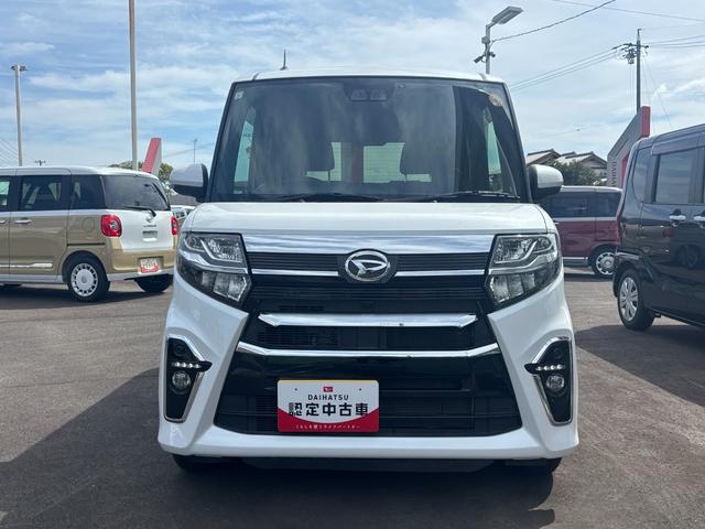 タントカスタムＸスタイルセレクション１４インチアルミホイール　大型エアロバンパー　フルＬＥＤヘッドランプ　オート格納式カラードドアミラー　両側パワースライドドア　ＴＦＴカラーマルチインフォメーションディスプレイ（静岡県）の中古車