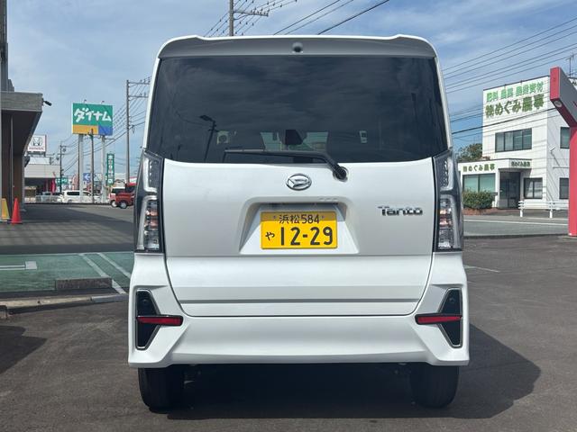 タントカスタムＸスタイルセレクション１４インチアルミホイール　大型エアロバンパー　フルＬＥＤヘッドランプ　オート格納式カラードドアミラー　両側パワースライドドア　ＴＦＴカラーマルチインフォメーションディスプレイ（静岡県）の中古車
