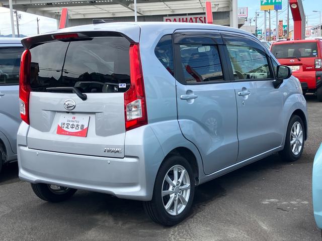 ムーヴXリミテッドII SAIIILEDヘッドランプ ブラックインテリアパック 14インチアルミホイール スーパーUVIRカットガラス キーフリーシステム オートエアコン(プッシュ式)(静岡県)の中古車