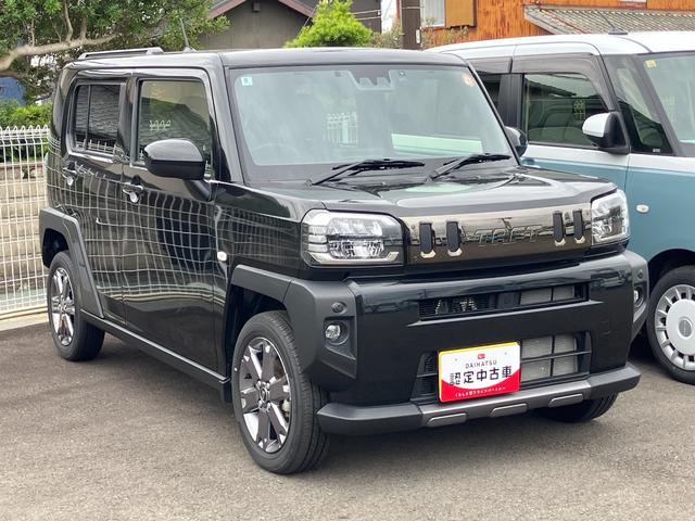 タフトＧターボ　ダーククロムベンチャー１５インチアルミホイール　オートレベリング機能付フルＬＥＤヘッドランプ　ＬＥＤフォグランプ　本革巻ステアリングホイール　本革巻インパネセンターシフト（静岡県）の中古車