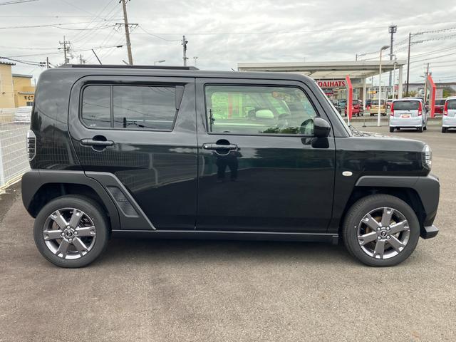 タフトＧターボ　ダーククロムベンチャー１５インチアルミホイール　オートレベリング機能付フルＬＥＤヘッドランプ　ＬＥＤフォグランプ　本革巻ステアリングホイール　本革巻インパネセンターシフト（静岡県）の中古車