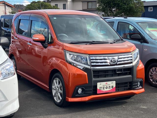 ムーヴカスタム X SAII14インチアルミホイール スーパーUVIRカットガラス ウレタンステアリングホイール ウレタンインパネセンターシフト LEDルームランプ(静岡県)の中古車
