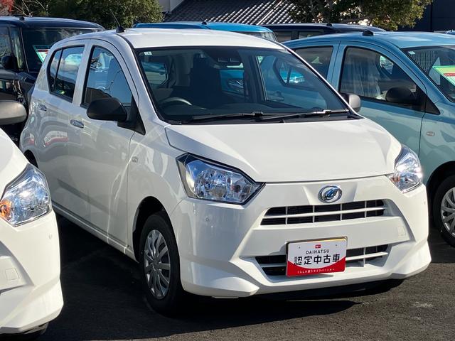 ミライースＬ　ＳＡIII１３インチフルホイールキャップ　マルチリフレクターハロゲンヘッドランプ　可倒式ドアミラー　自発光式デジタルメーターアンバーイルミネーションメーター　マニュアルエアコン（ダイヤル式）　キーレスエントリー（静岡県）の中古車