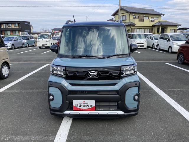 タントファンクロスターボ　ナビ付ナビ　１５インチアルミホイール　キーフリーシステム　プッシュボタンスタート　オートエアコン（プッシュ式）　フルＬＥＤヘッドランプ　オート格納式カラードドアミラー　本革巻ステアリングホイール（静岡県）の中古車