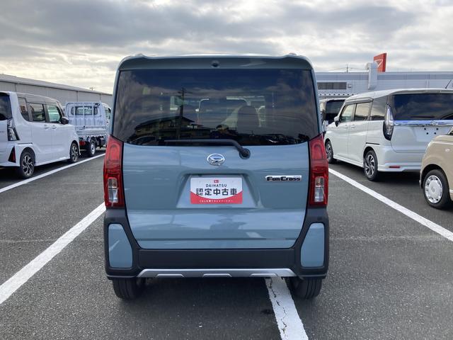 タントファンクロスターボ　ナビ付ナビ　１５インチアルミホイール　キーフリーシステム　プッシュボタンスタート　オートエアコン（プッシュ式）　フルＬＥＤヘッドランプ　オート格納式カラードドアミラー　本革巻ステアリングホイール（静岡県）の中古車