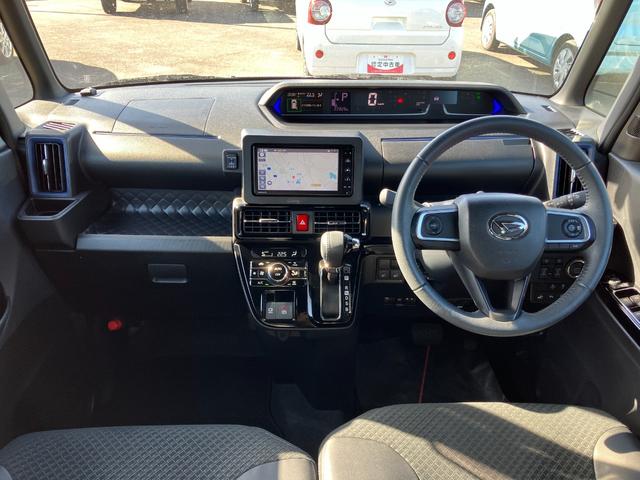 タントカスタムＲＳスタイルセレクション１５インチアルミホイール　キーフリーシステム　プッシュボタンスタート　オートエアコン（プッシュ式）　フルＬＥＤヘッドランプ　オート格納式カラードドアミラー　本革巻ステアリングホイール（静岡県）の中古車