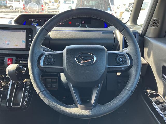 タントカスタムＲＳスタイルセレクション１５インチアルミホイール　キーフリーシステム　プッシュボタンスタート　オートエアコン（プッシュ式）　フルＬＥＤヘッドランプ　オート格納式カラードドアミラー　本革巻ステアリングホイール（静岡県）の中古車