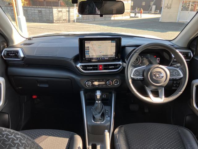 ロッキープレミアム１７インチアルミホイール　ＵＶＩＲカット遮音ガラス　フルＬＥＤヘッドランプ　キーフリーシステム　革巻きステアリングホイール　本革シフトノブ　アクティブマルチインフォメーションメーター（静岡県）の中古車