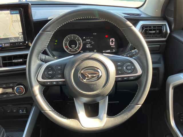 ロッキープレミアム１７インチアルミホイール　ＵＶＩＲカット遮音ガラス　フルＬＥＤヘッドランプ　キーフリーシステム　革巻きステアリングホイール　本革シフトノブ　アクティブマルチインフォメーションメーター（静岡県）の中古車