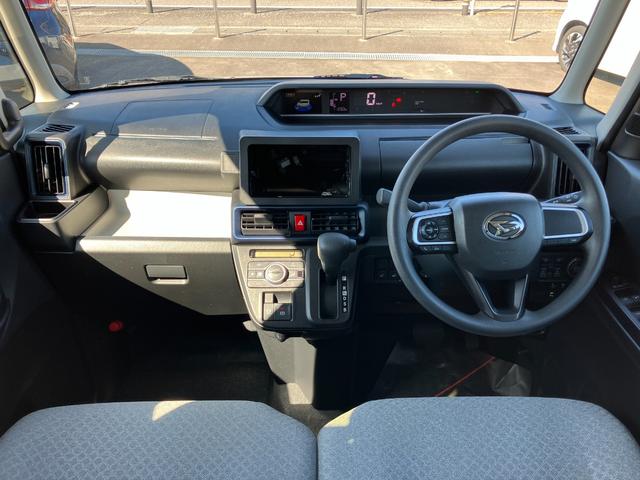 タントスローパーX14インチフルホイールキャップ フルLEDヘッドランプ オート格納式カラードドアミラー 左側パワースライドドア TFTカラーマルチインフォメーションディスプレイ フルファブリックシート(静岡県)の中古車