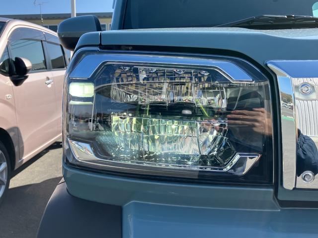 タフトGターボ15インチアルミホイール オートレベリング機能付フルLEDヘッドランプ LEDフォグランプ 本革巻ステアリングホイール 本革巻インパネセンターシフト TFTカラーマルチインフォメーションディスプレイ(静岡県)の中古車