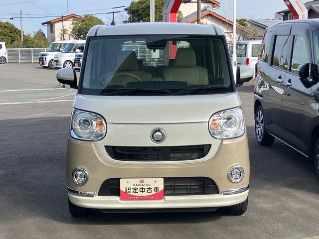 ムーヴキャンバスＧメイクアップＶＳ　ＳＡIII１４インチフルホイールキャップ　ＬＥＤヘッドランプ　キーフリーシステム　両側パワースライドドア　オートエアコン（プッシュ式）　オートライト　置きラクボックス（静岡県）の中古車