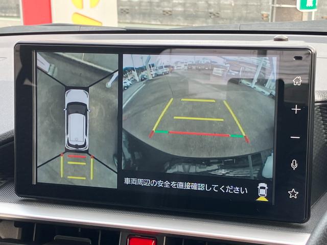 ロッキープレミアムＧ　ＨＥＶ１７インチアルミホイール　ＵＶＩＲカット遮音ガラス　フルＬＥＤヘッドランプ　キーフリーシステム　革巻きステアリングホイール　本革シフトノブ　アクティブマルチインフォメーションメーター（静岡県）の中古車