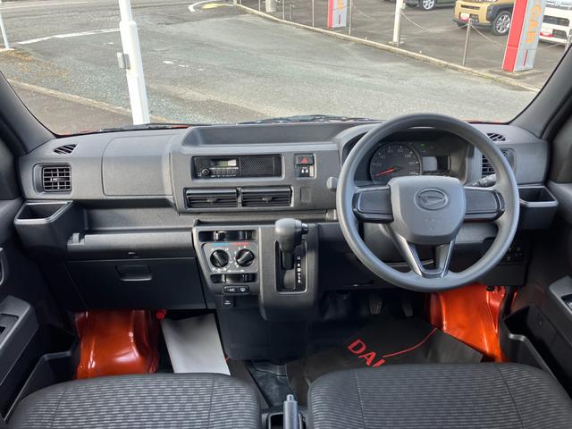 ハイゼットカーゴDXCVT 撥水フルファブリックシート表皮 オーバーヘッドシェルフ アッパートレイ キーレスエントリー ユースフルナット(31ヶ所)(静岡県)の中古車