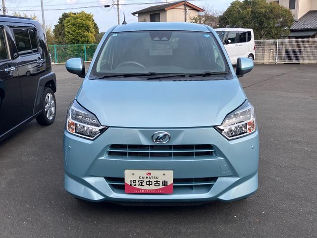 ミライースＸ　ＳＡIII１４インチフルホイールキャップ　ＬＥＤヘッドランプ　電動格納式（カラード）ドアミラー　自発光式デジタルメーターブルーイルミネーションメーター　マニュアルエアコン（ダイヤル式）　キーレスエントリー（静岡県）の中古車