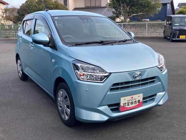 ミライースＸ　ＳＡIII１４インチフルホイールキャップ　ＬＥＤヘッドランプ　電動格納式（カラード）ドアミラー　自発光式デジタルメーターブルーイルミネーションメーター　マニュアルエアコン（ダイヤル式）　キーレスエントリー（静岡県）の中古車