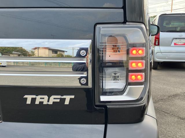 タフトＧ　クロムベンチャーメッキドアアウターハンドル　１５インチアルミホイール　オートレベリング機能付フルＬＥＤヘッドランプ　ＬＥＤフォグランプ　本革巻ステアリングホイール　本革巻インパネセンターシフト（静岡県）の中古車