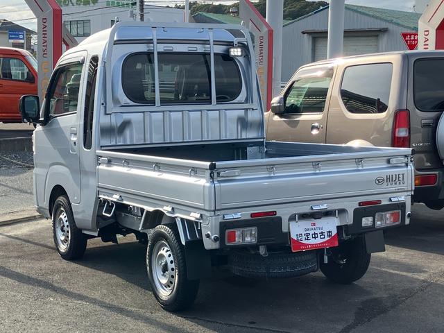 ハイゼットトラックジャンボエクストラＬＥＤヘッドランプ　シートスライド＆リクライニング機構　荷台ステップ　オーバーヘッドシェルフ　マニュアルエアコン　コーナーセンサー（静岡県）の中古車