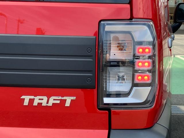 タフトＧ１５インチアルミホイール　オートレベリング機能付フルＬＥＤヘッドランプ　ＬＥＤフォグランプ　本革巻ステアリングホイール　本革巻インパネセンターシフト　ＴＦＴカラーマルチインフォメーションディスプレイ（静岡県）の中古車