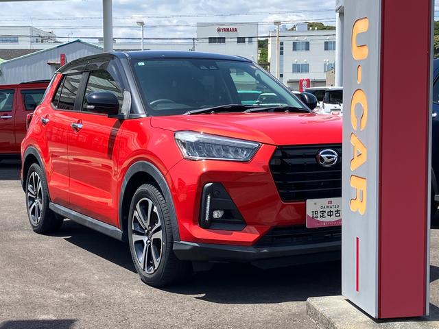 ロッキーG17インチアルミホイール UVIRカット遮音ガラス フルLEDヘッドランプ 運転席・助手席シートヒーター ウレタンステアリングホイール 本革シフトノブ アクティブマルチインフォメーションメーター(静岡県)の中古車