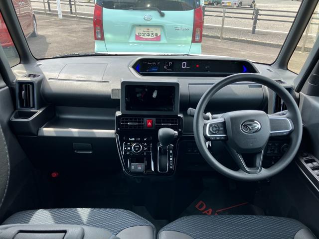 タントカスタムＸ１４インチアルミホイール　大型エアロバンパー　フルＬＥＤヘッドランプ　オート格納式カラードドアミラー　両側パワースライドドア　キーフリーシステム　プッシュボタンスタート（静岡県）の中古車