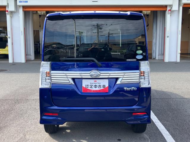タントカスタムＲＳ　ＳＡIII１５インチアルミホイール　大型エアロバンパー　ＬＥＤヘッドランプ　オート格納式カラードドアミラー　本革巻ステアリングホイール　両側パワースライドドア（静岡県）の中古車